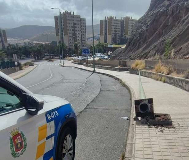 Imagen de la luminaria caída/PLLPGC.